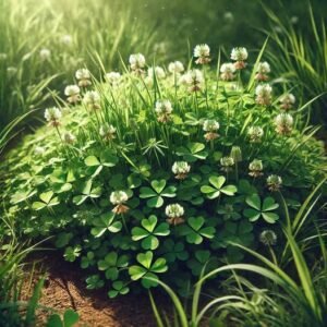 व्हाइट क्लोवर घास (Trifolium repens)