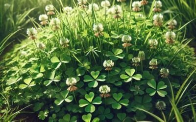 व्हाइट क्लोवर घास (Trifolium repens) और सेब के पौधों के लिए इसके फायदे व्हाइट क्लोवर घास (Trifolium repens)