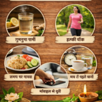 आयुर्वेदिक जीवनशैली में सुबह की स्वस्थ दिनचर्या – गुनगुना पानी और शांत वातावरण